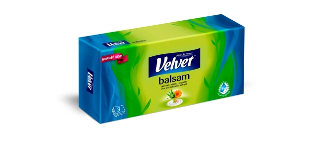 Kosmetické ubrousky Velvet Balsam 70 - 3vrs.                                                                                                                                                                                                              